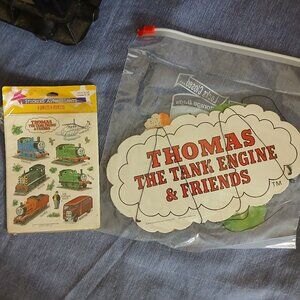 Thomas the Tank Engine Mobile Birthday/ Room Decoration + Stickers 3 sheets Used